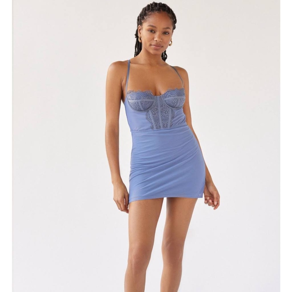 NWT Urban Outfitters Brenna Bustier Mini Dress